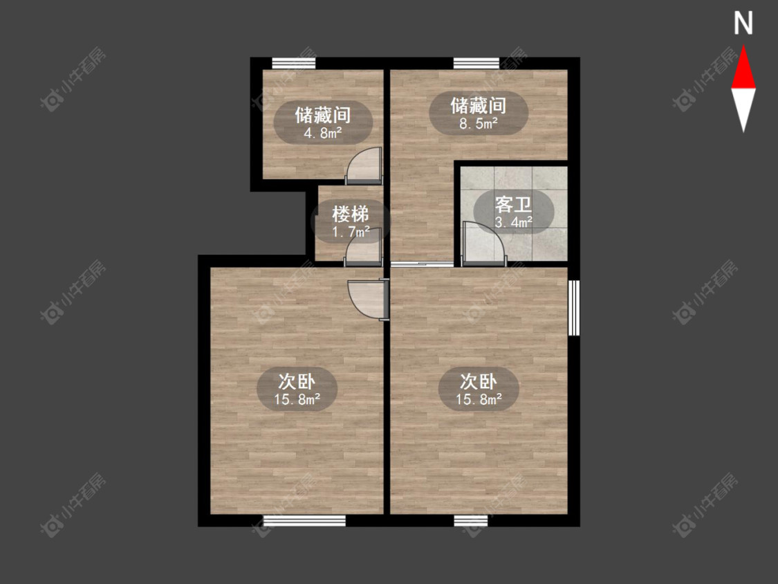 常州西新桥二村在售二手房房源户型图_小牛看房