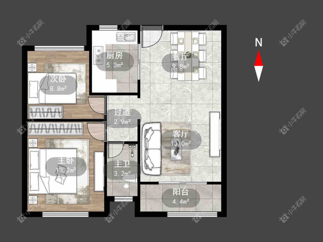 常州绿地世纪城二期在租房源室内图_小牛看房
