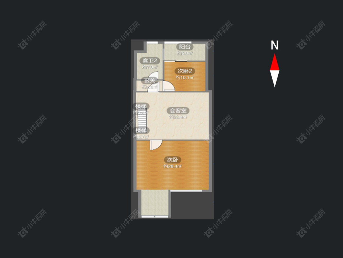 常州奥林匹克花园在售二手房源户型图_小牛看房