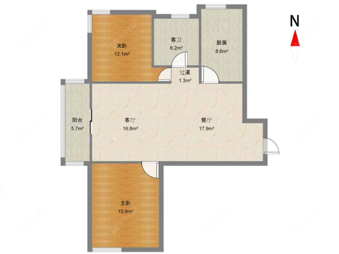 常州怀德名园在售二手房源户型图_小牛看房