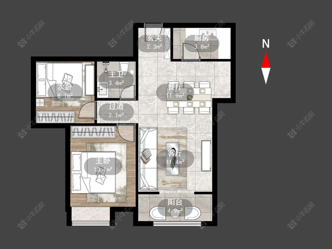 典雅花园房源户型图 常州典雅花园在售二手房源户型图_小牛看房