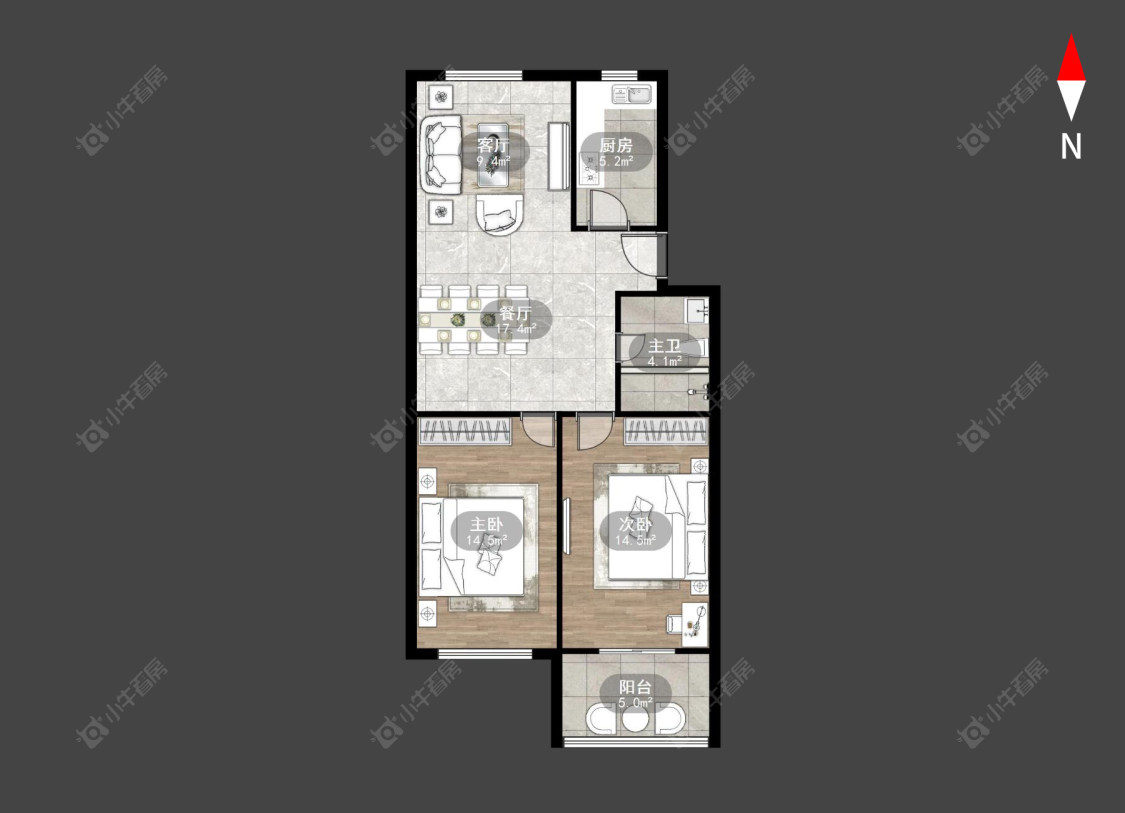 常州劳动新村南区在售二手房房源户型图_小牛看房