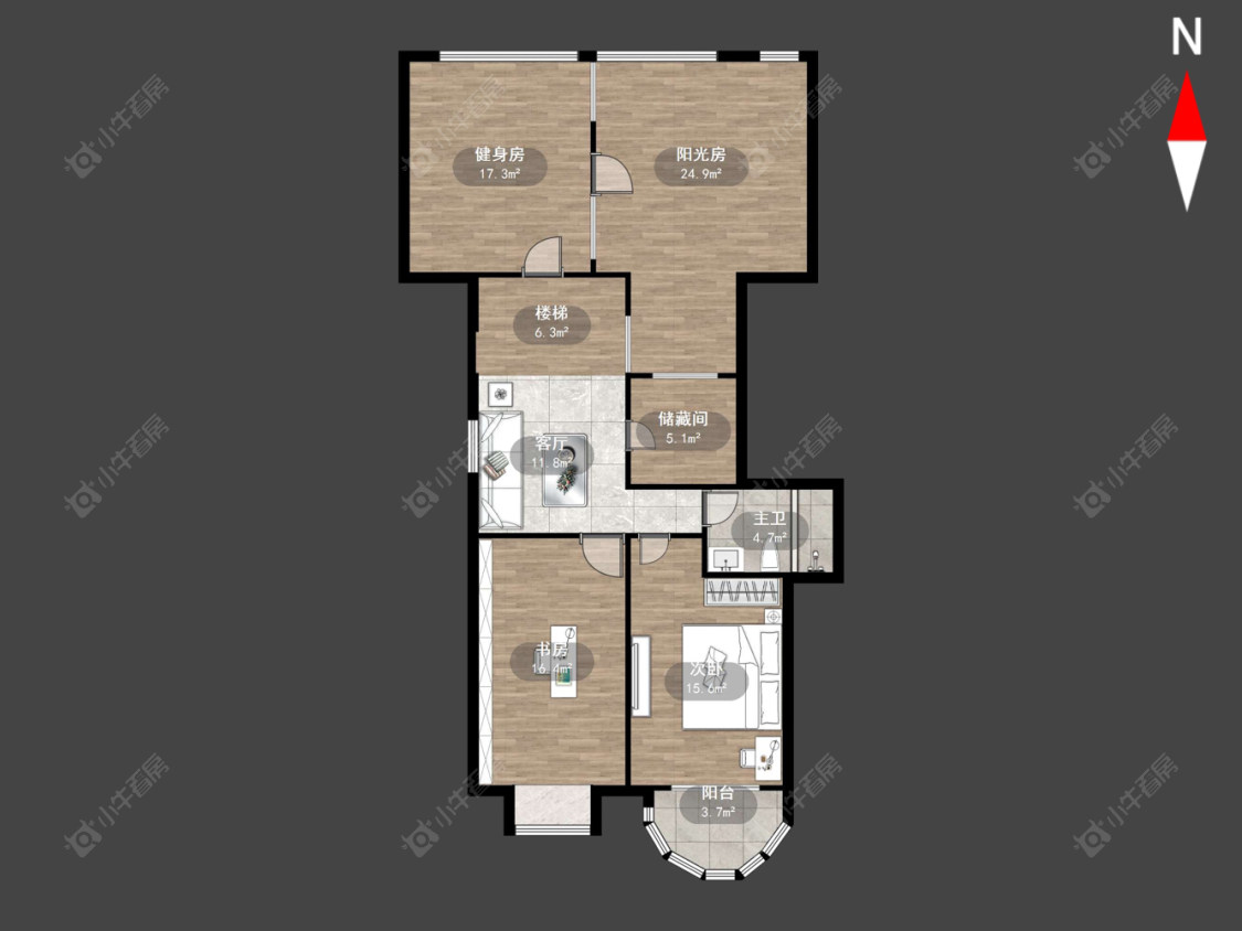 常州玉隆花园在售二手房源户型图_小牛看房