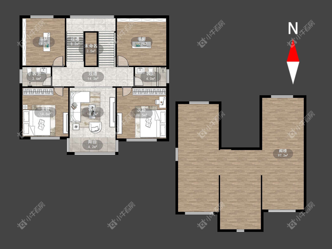 常州毛家塘在租房源户型图_小牛看房