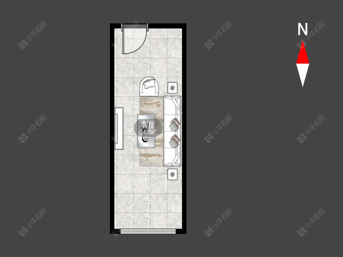 常州荣盛曼哈顿广场在售二手房房源户型图_小牛看房