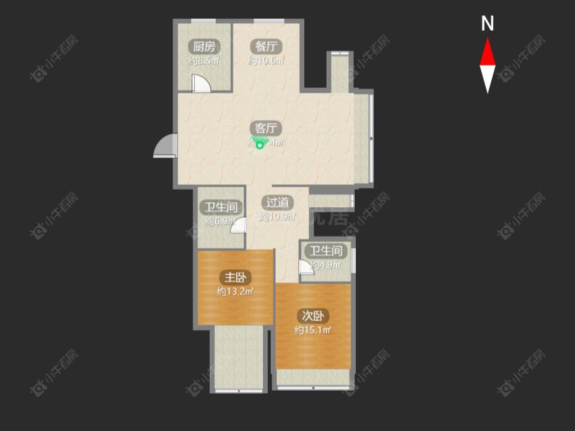 常州金虹105大院在售二手房源户型图_小牛看房