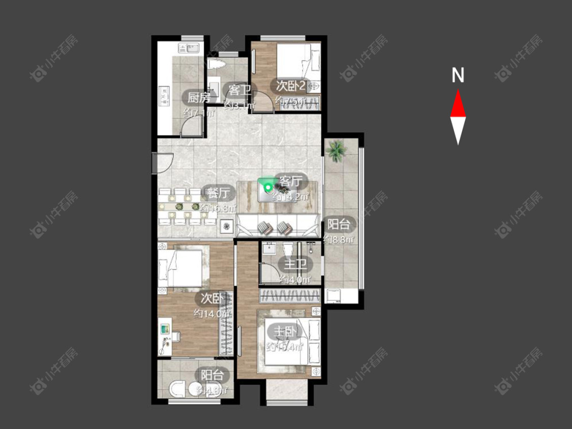 常州绿都万和城七区在售二手房_小牛看房