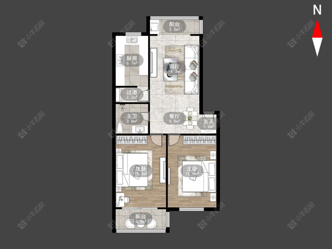 常州红星新村在售二手房房源户型图_小牛看房