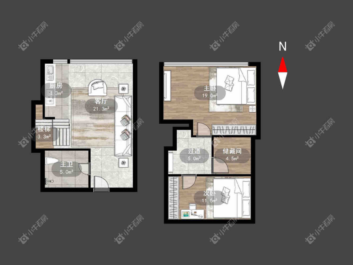 保纳商业广场房源室内图 常州保纳商业广场在租房源室内图_小牛看房