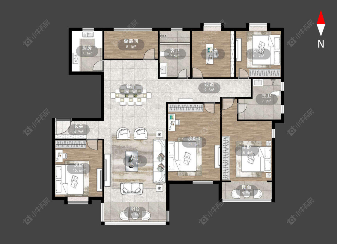 天顺御和苑房源户型图 常州天顺御和苑在售二手房源户型图_小牛看房