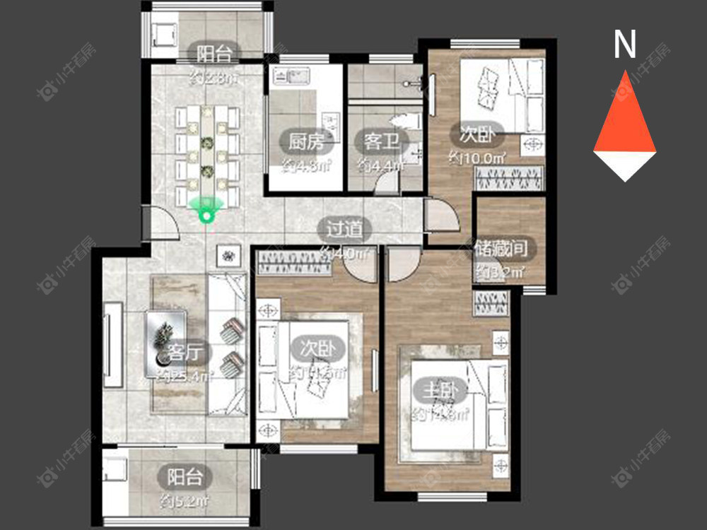 常州湾里新村在售二手房源户型图_小牛看房