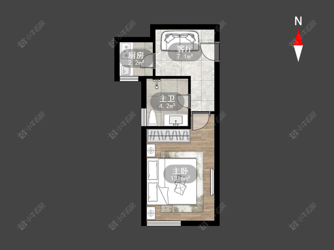 常州新城长岛在售二手房房源户型图_小牛看房