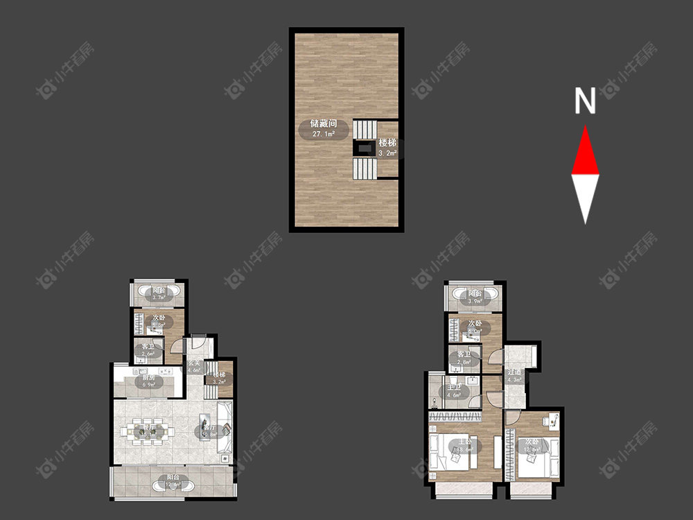常州栖湖春秋在售二手房房源户型图_小牛看房