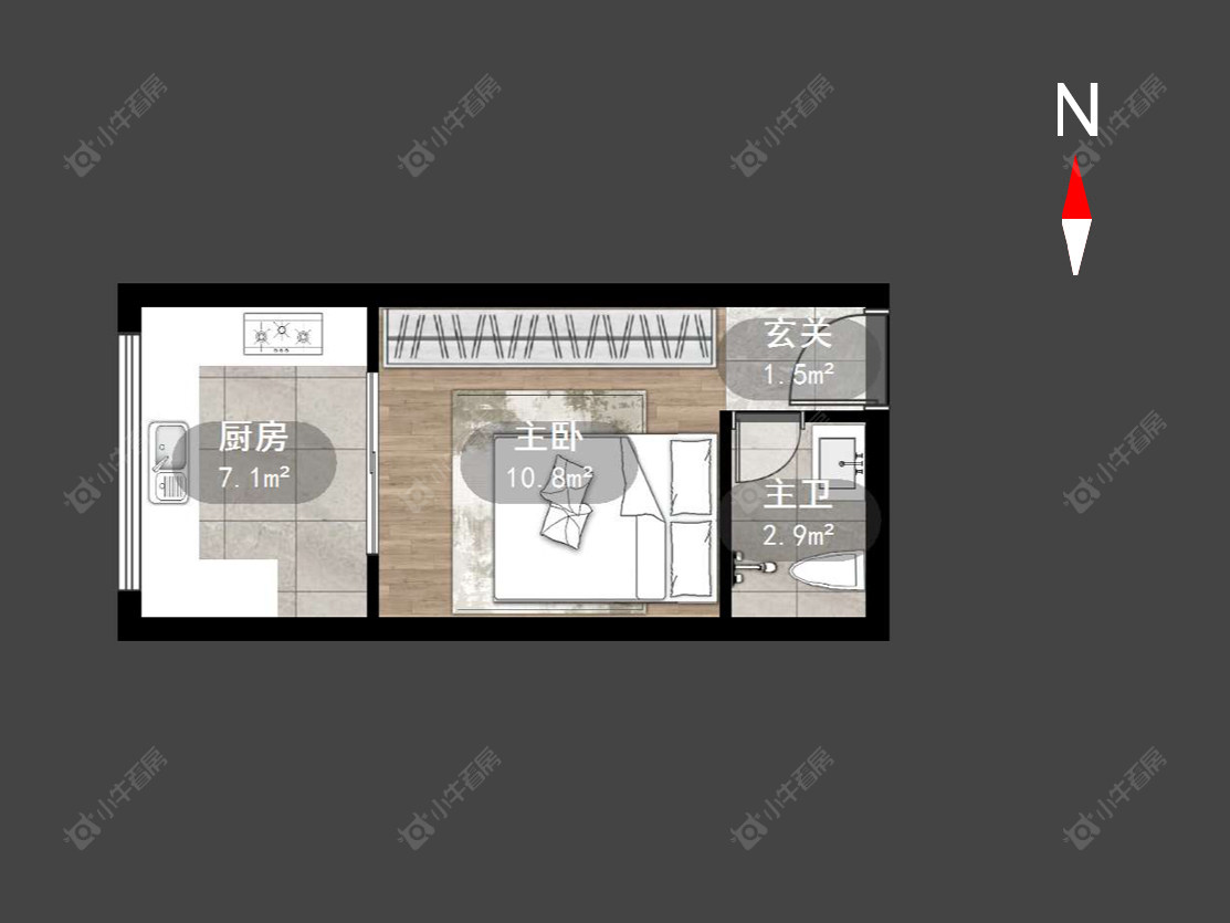 常州和平国际商业街在售二手房源户型图_小牛看房