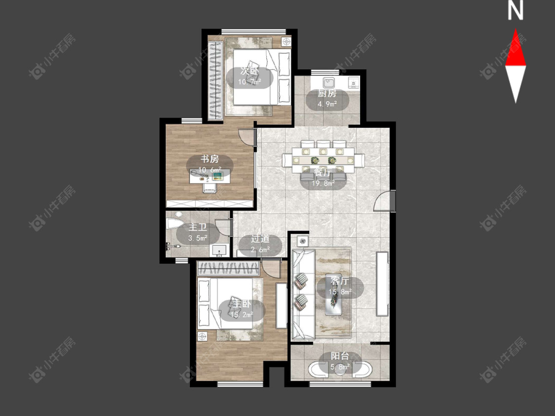 香溢紫郡三期房源户型图 常州香溢紫郡三期在售二手房源户型图_小牛看房