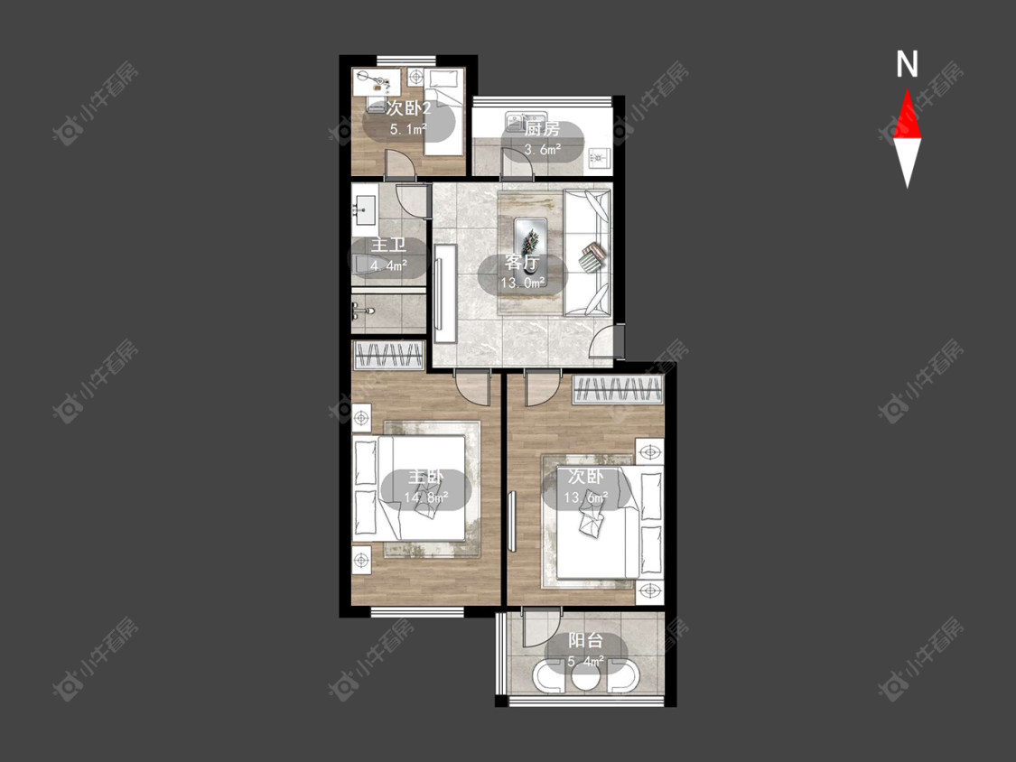 常州颐和家园在售二手房源户型图_小牛看房