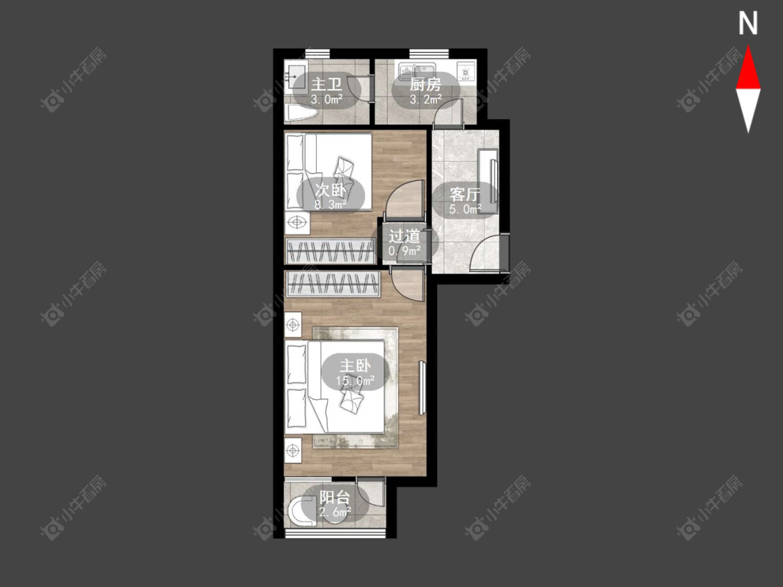 常州机械新村在售二手房房源户型图_小牛看房