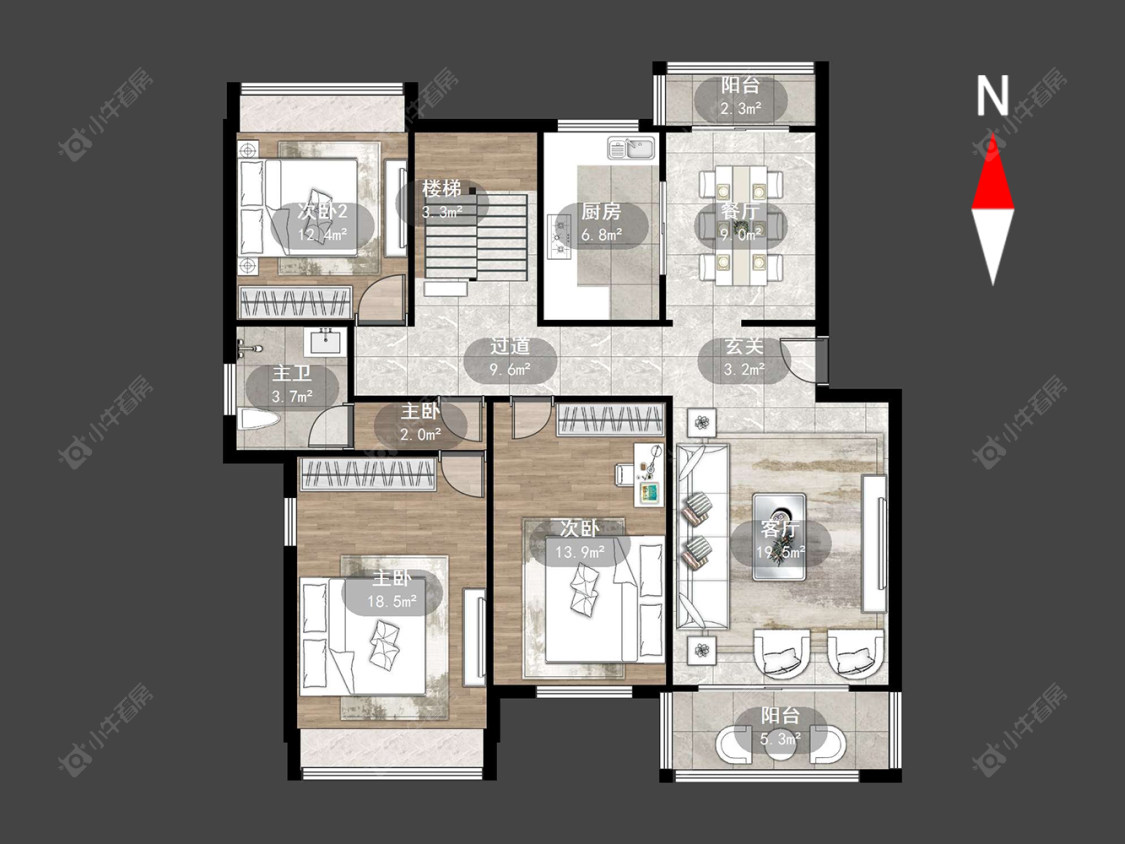 迎宾花园房源户型图 常州迎宾花园在售二手房源户型图_小牛看房