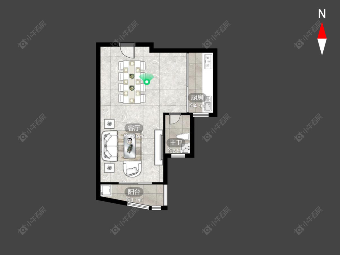 常州御源林城西区在售二手房源户型图_小牛看房