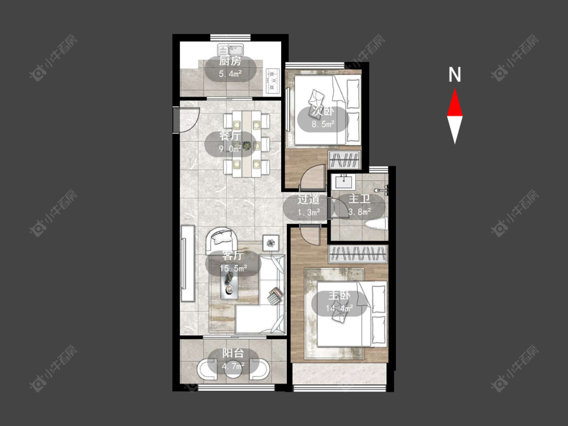 百馨西苑四期房源户型图 常州百馨西苑四期在售二手房源户型图_小牛看房