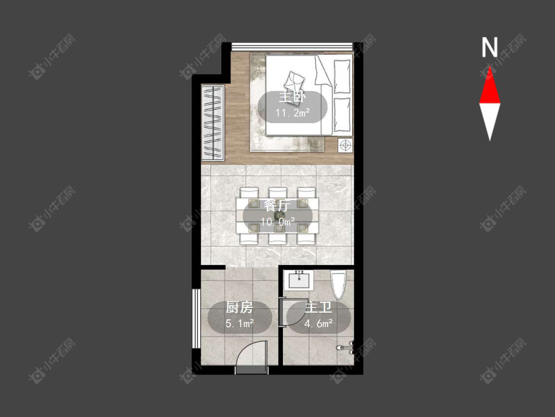 常州潮悦荟在售二手房源户型图_小牛看房