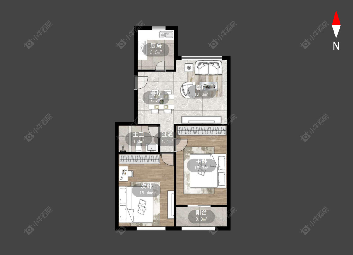 常州兰陵尚品花园在售二手房源户型图_小牛看房
