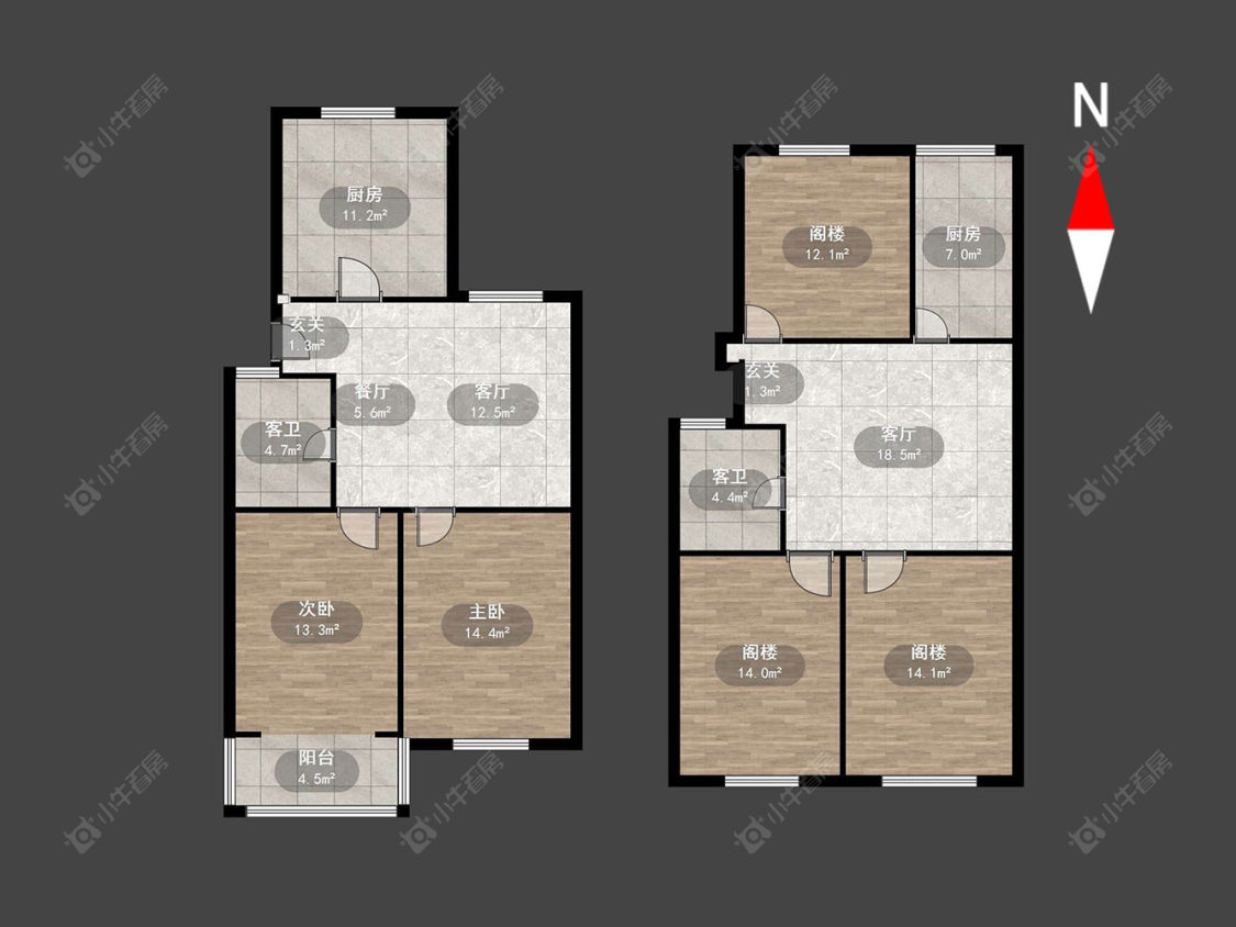 常州锦绣花园在售二手房源户型图_小牛看房
