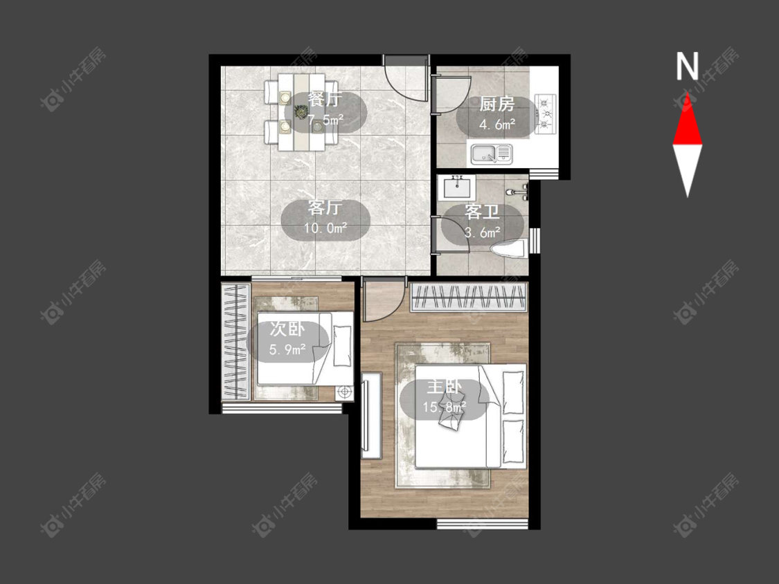 御城房源户型图 常州御城在售二手房源户型图_小牛看房