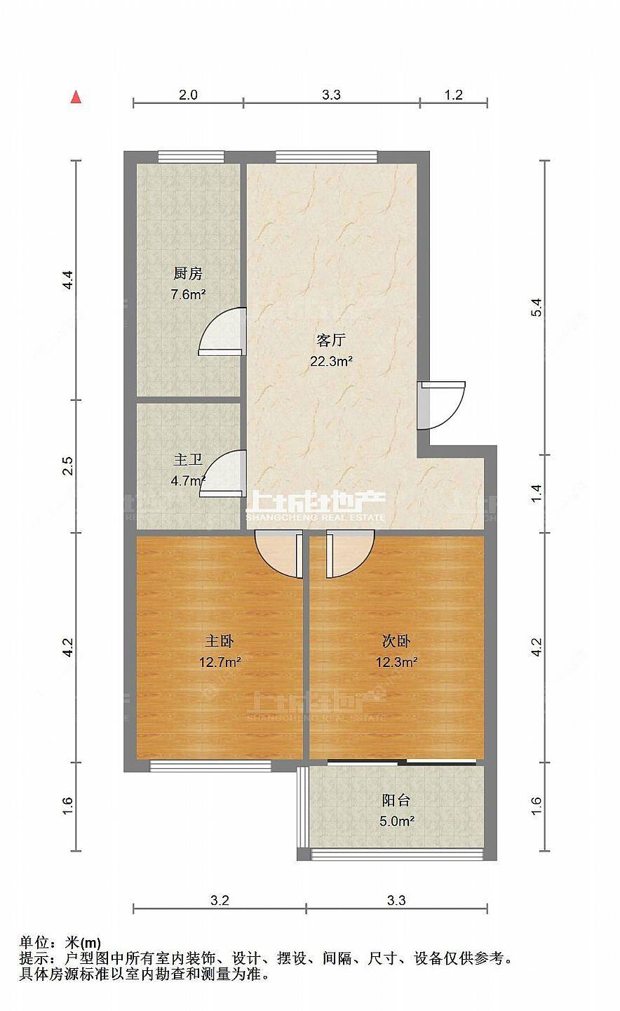 花园华丰苑房源户型图 常州花园华丰苑在租房源户型图_小牛看房