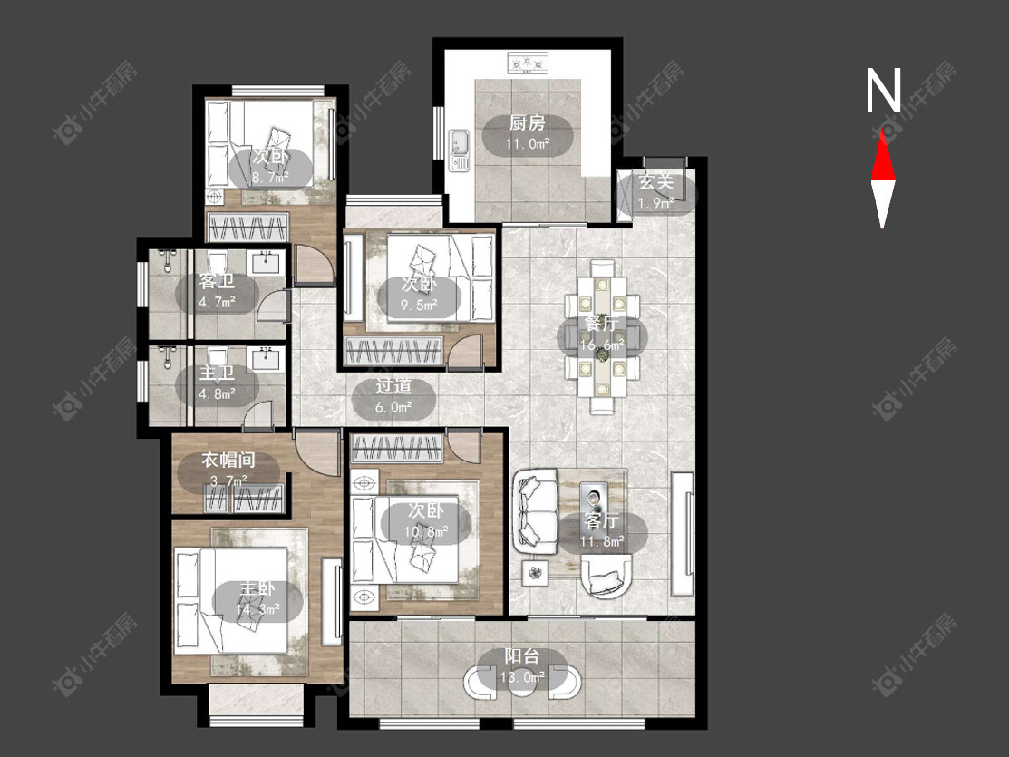 常州泰和之春在售二手房源户型图_小牛看房