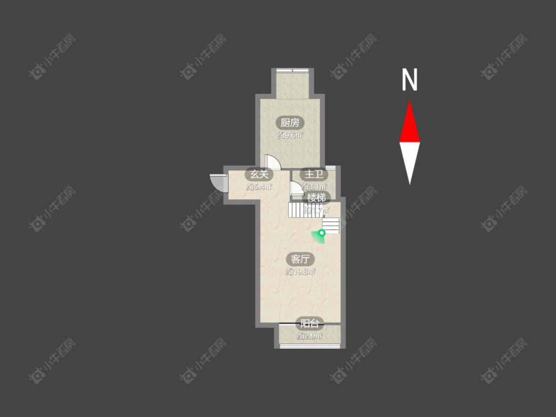 常州新天地花苑在售二手房源户型图_小牛看房