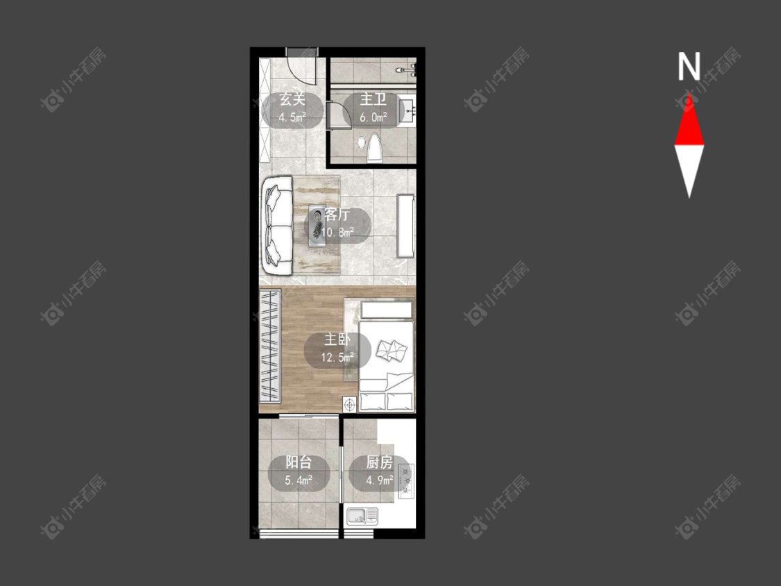 新北万达广场房源户型图 常州新北万达广场在售二手房源户型图_小牛看房
