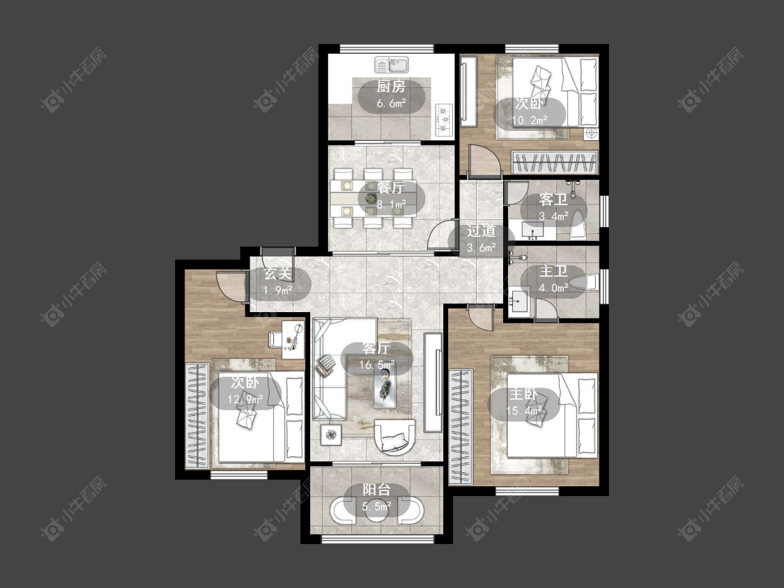 丹阳悦河印象在售二手房源户型图_小牛看房