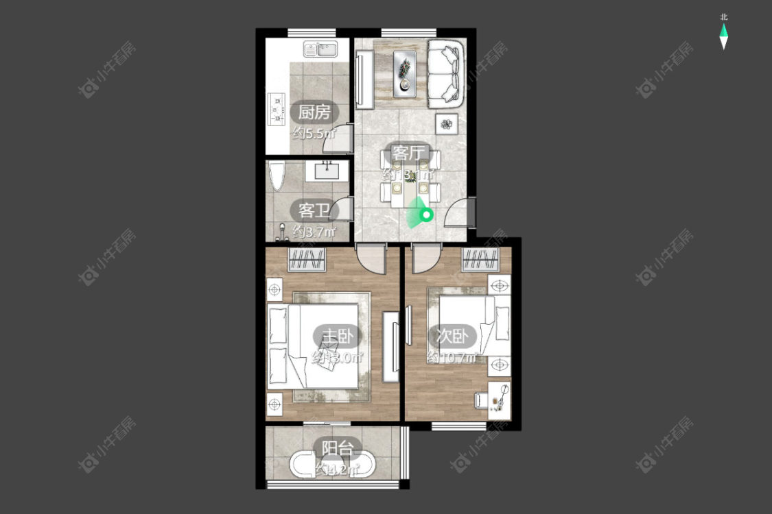 丽华三村南开小区房源户型图 常州丽华三村南开小区在售二手房源户型图_小牛看房