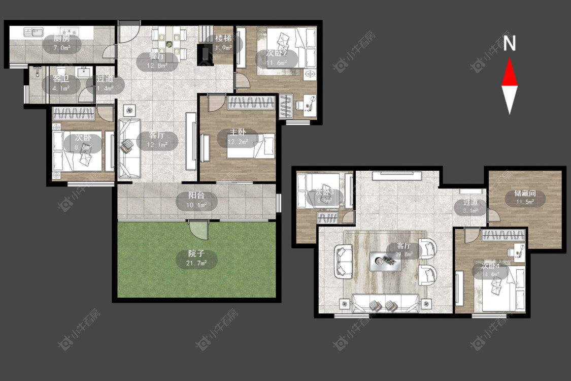 常州星河国际七区在售二手房源户型图_小牛看房