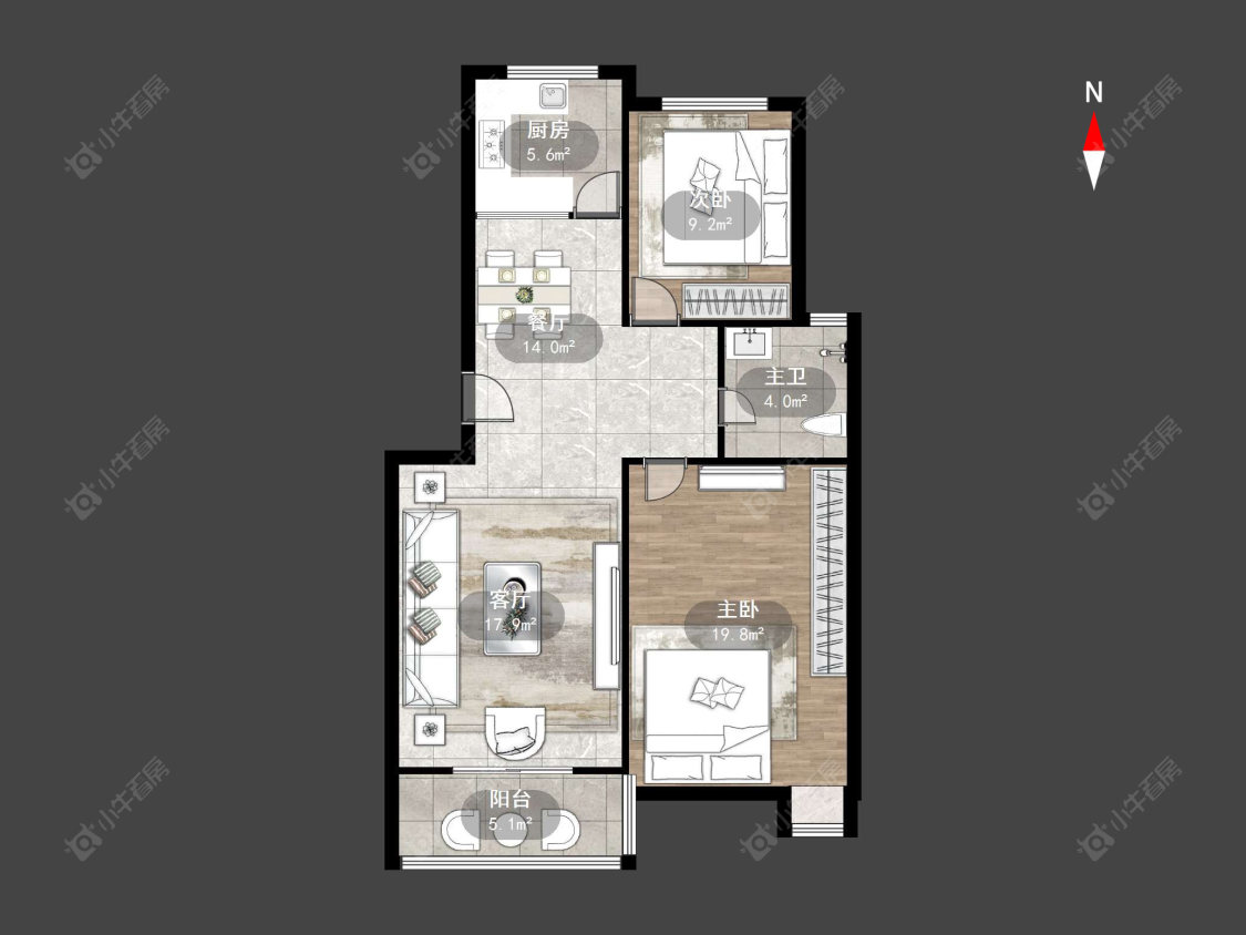 常州盛世佳苑在售二手房源户型图_小牛看房