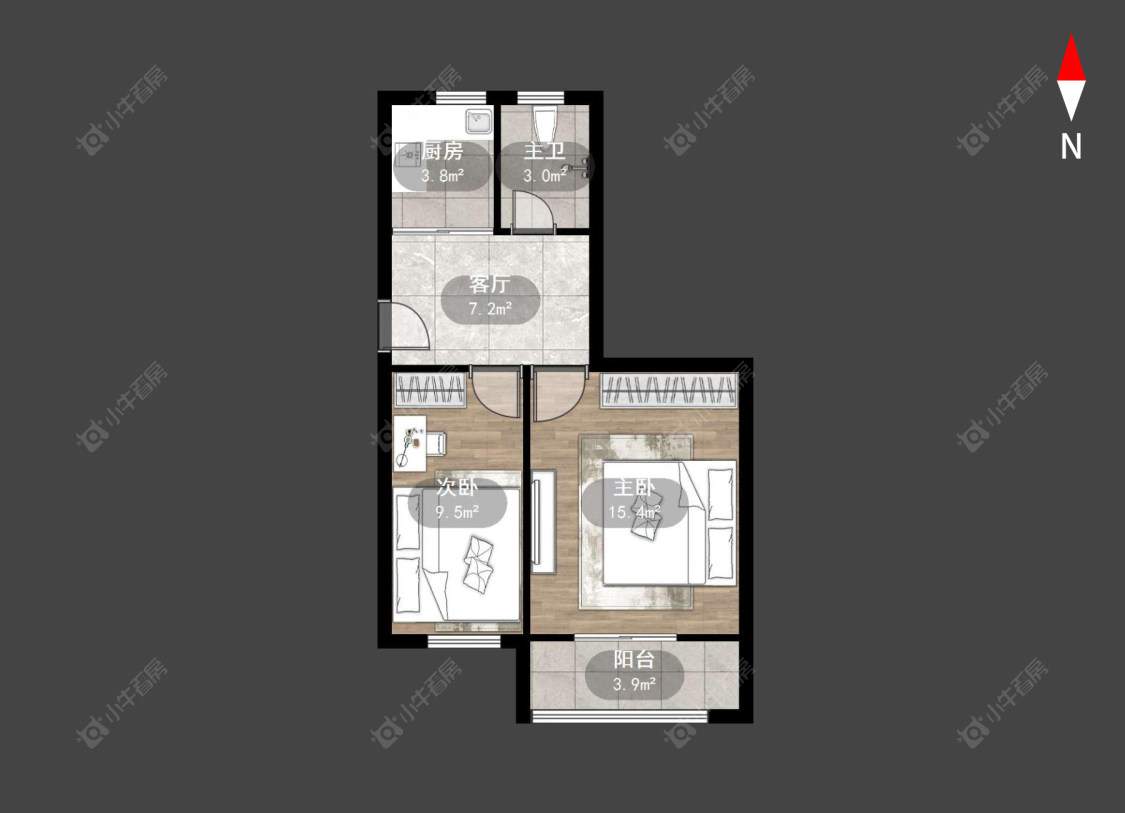 常州斜桥巷在售二手房源户型图_小牛看房