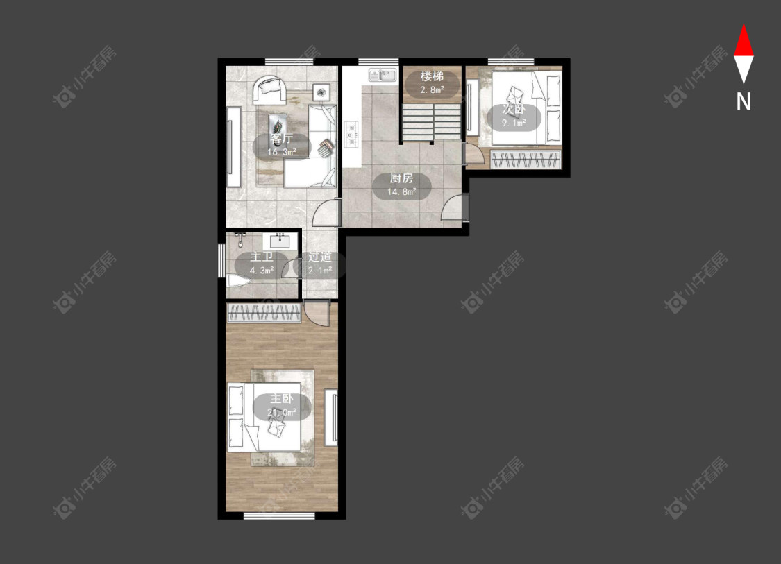 常州迎春花园在售二手房源户型图_小牛看房