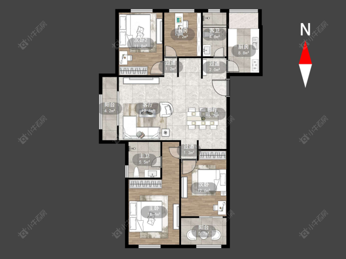 常州佳兆业凤凰湖壹号在售二手房源户型图_小牛看房