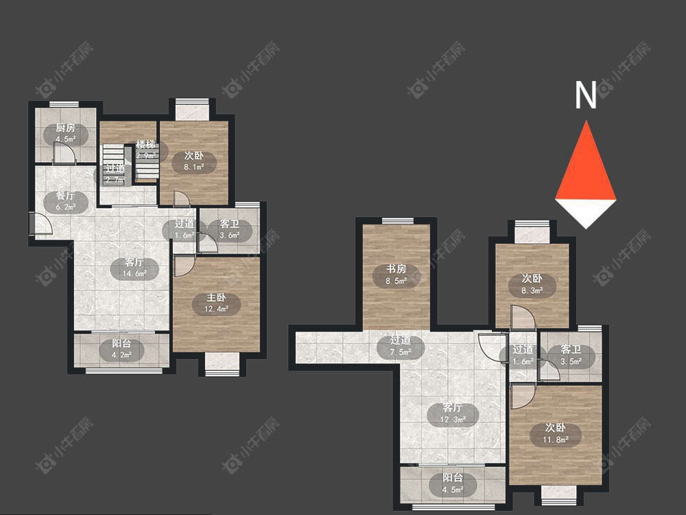 御水华庭一期房源户型图 常州御水华庭一期在售二手房源户型图_小牛看房