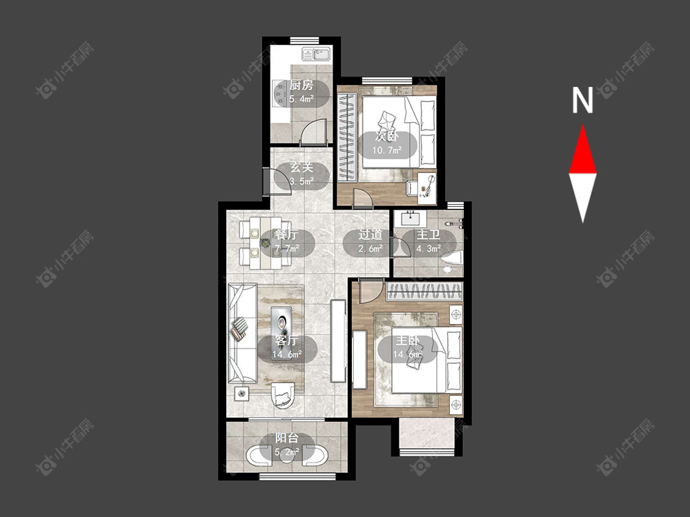 桃苑新都房源户型图 常州桃苑新都在售二手房源户型图_小牛看房