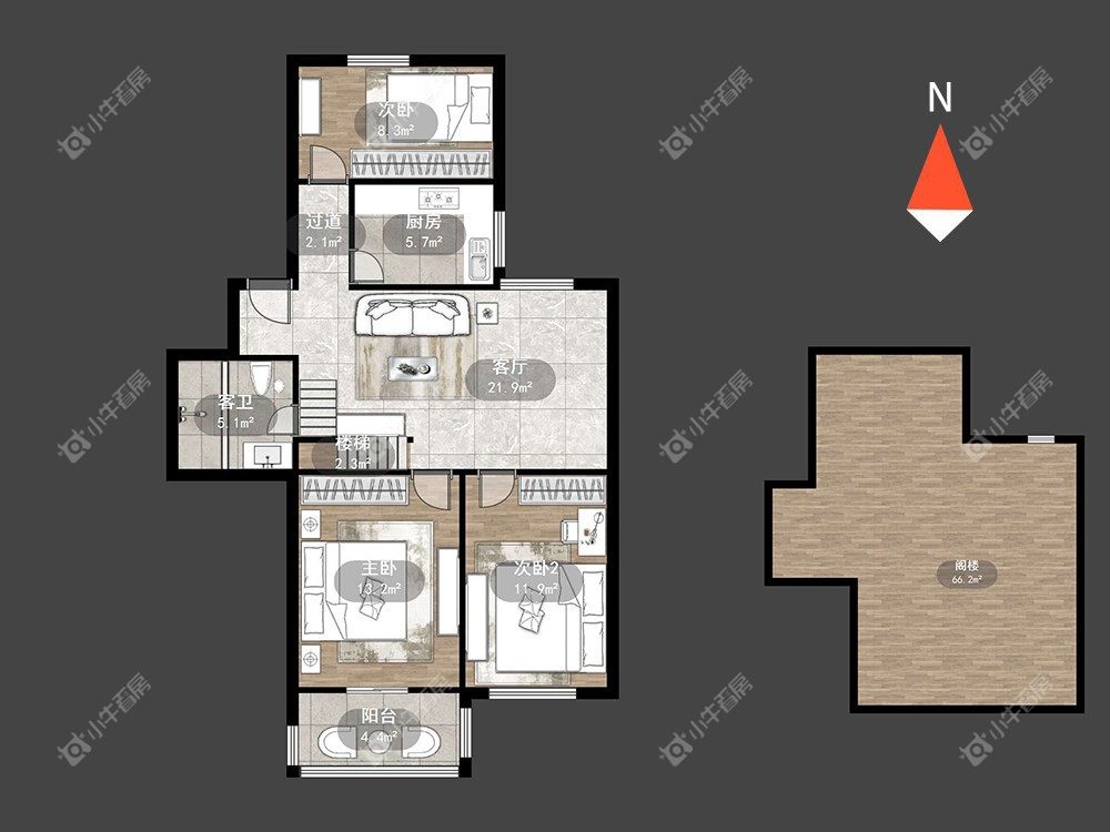 中凉新村六期房源户型图 常州中凉新村六期在租房源户型图_小牛看房