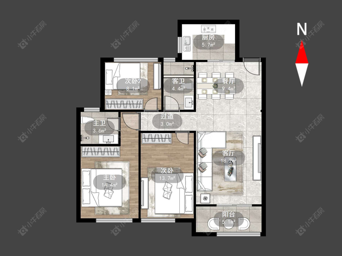 常州上书房在售二手房源户型图_小牛看房