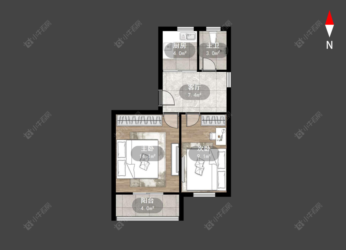 斜桥巷房源户型图 常州斜桥巷在售二手房源户型图_小牛看房