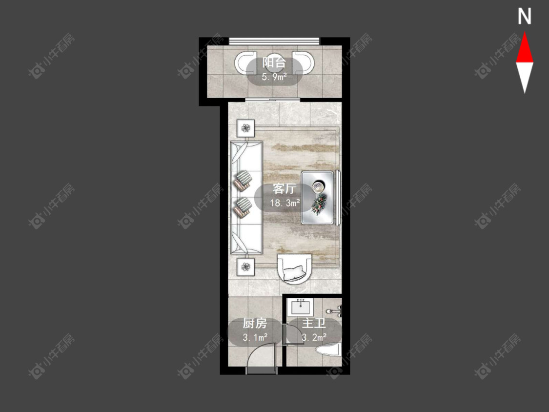常州中意宝第在售二手房源户型图_小牛看房