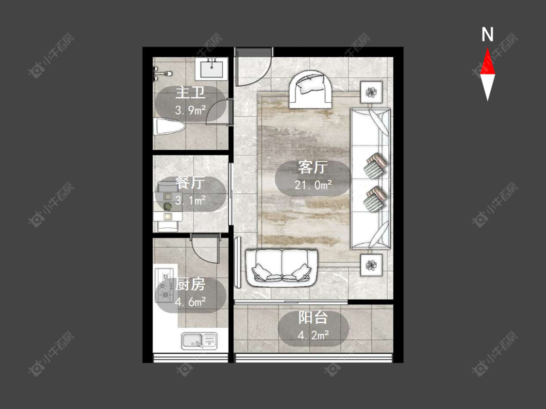 都市桃源一期房源户型图 常州都市桃源一期在售二手房源户型图_小牛看房