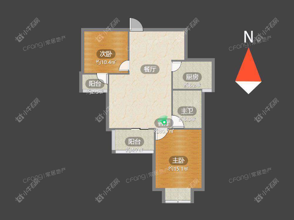 常州香江华廷花园租房房源封面图