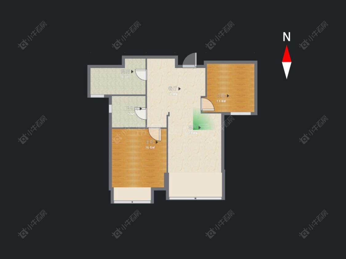 常州香溢紫郡二期在售二手房源户型图_小牛看房