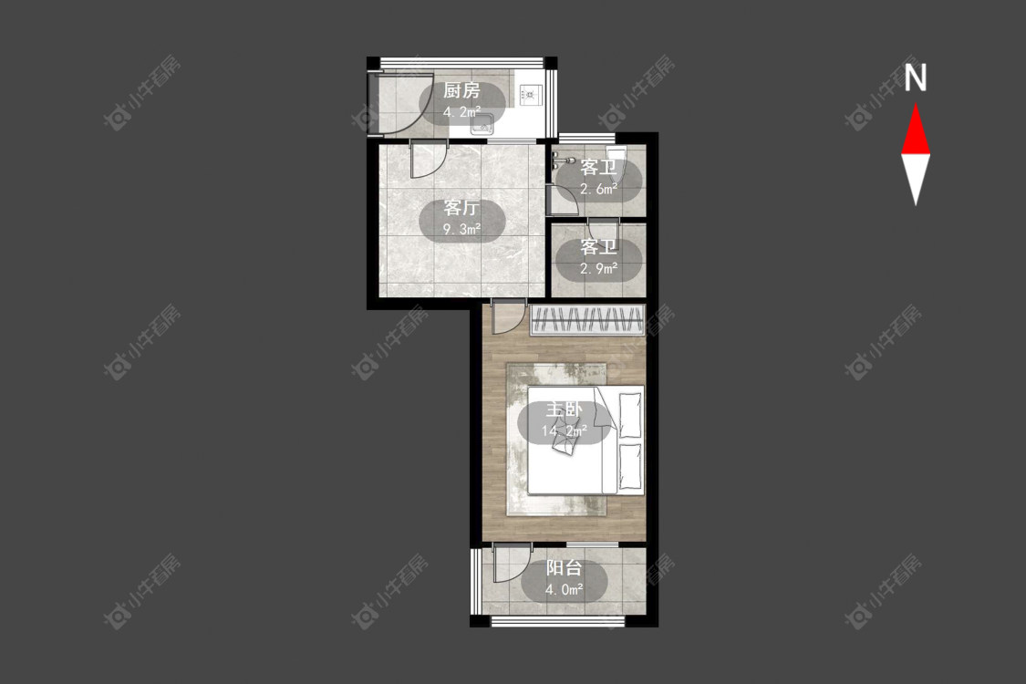 常州车站新村在售二手房源户型图_小牛看房