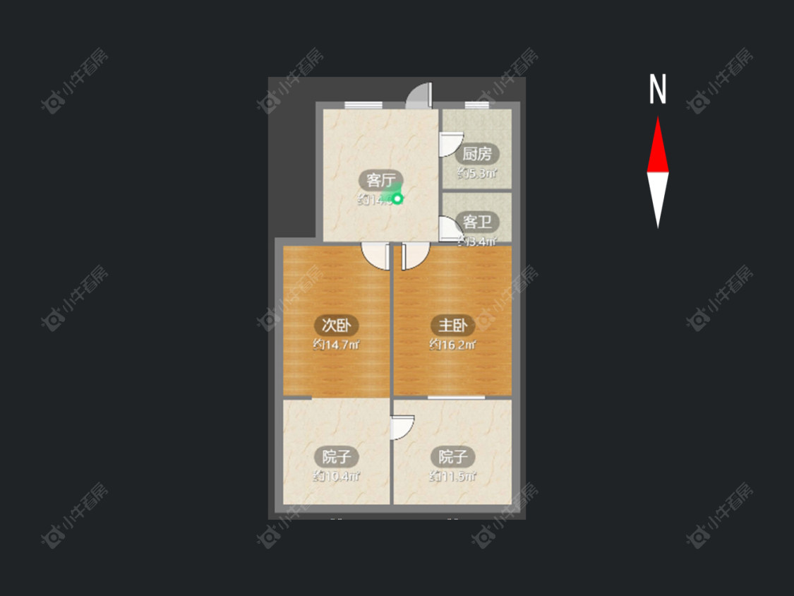 北直街房源户型图 常州北直街在售二手房源户型图_小牛看房